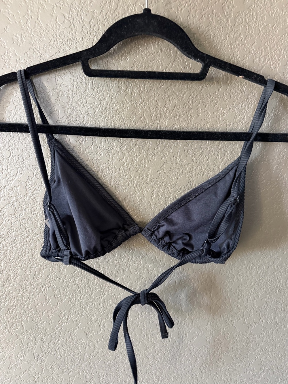 Women's Ribbed bikini top - Picture 2 of 2